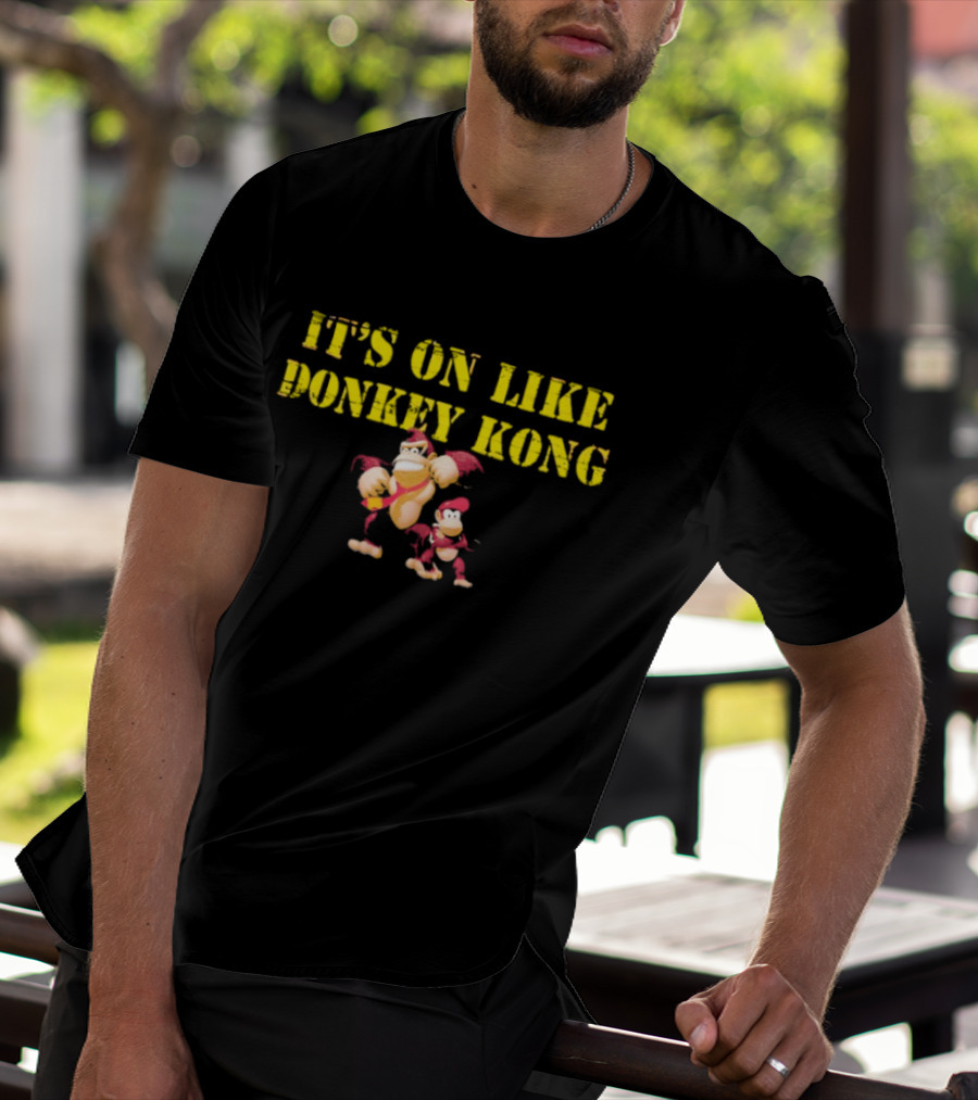 It's On Like Donkey Kong Retro Gaming Characters T-Shirt