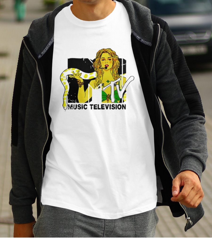 Britney Spears MTV Music Television Snake T-Shirt