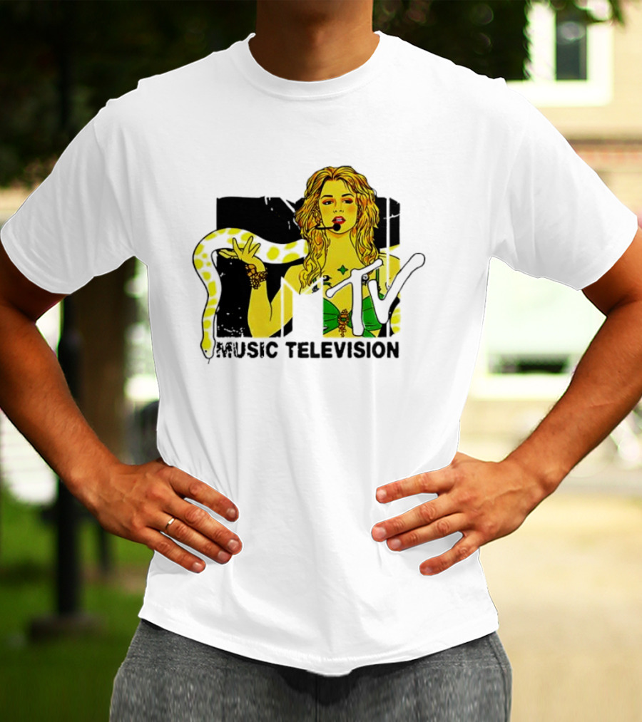 Britney Spears MTV Music Television Snake T-Shirt