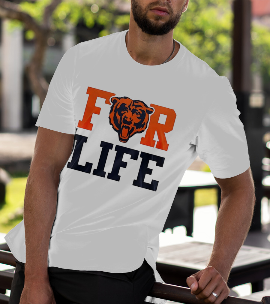 Chicago Bears I Bleed Blue And Orange For Life T-Shirt