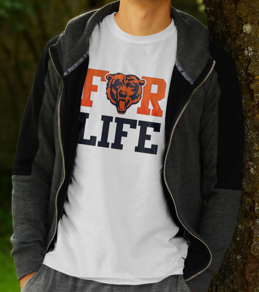 Chicago Bears I Bleed Blue And Orange For Life T-Shirt