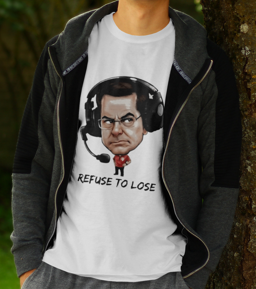 Curt Cignetti Refuse To Lose Indiana Football Coach Headset T-Shirt