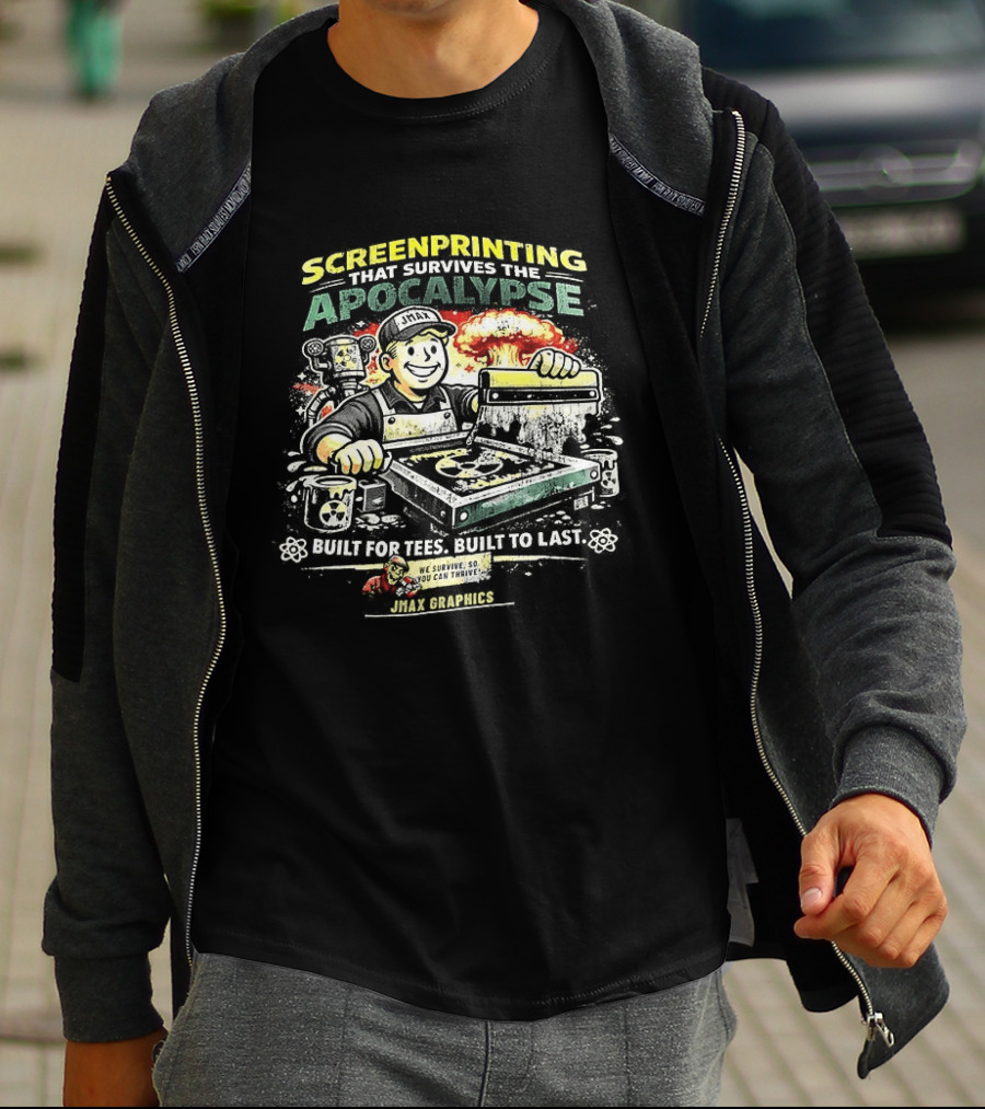 Screenprinting Apocalypse Built To Last T-Shirt