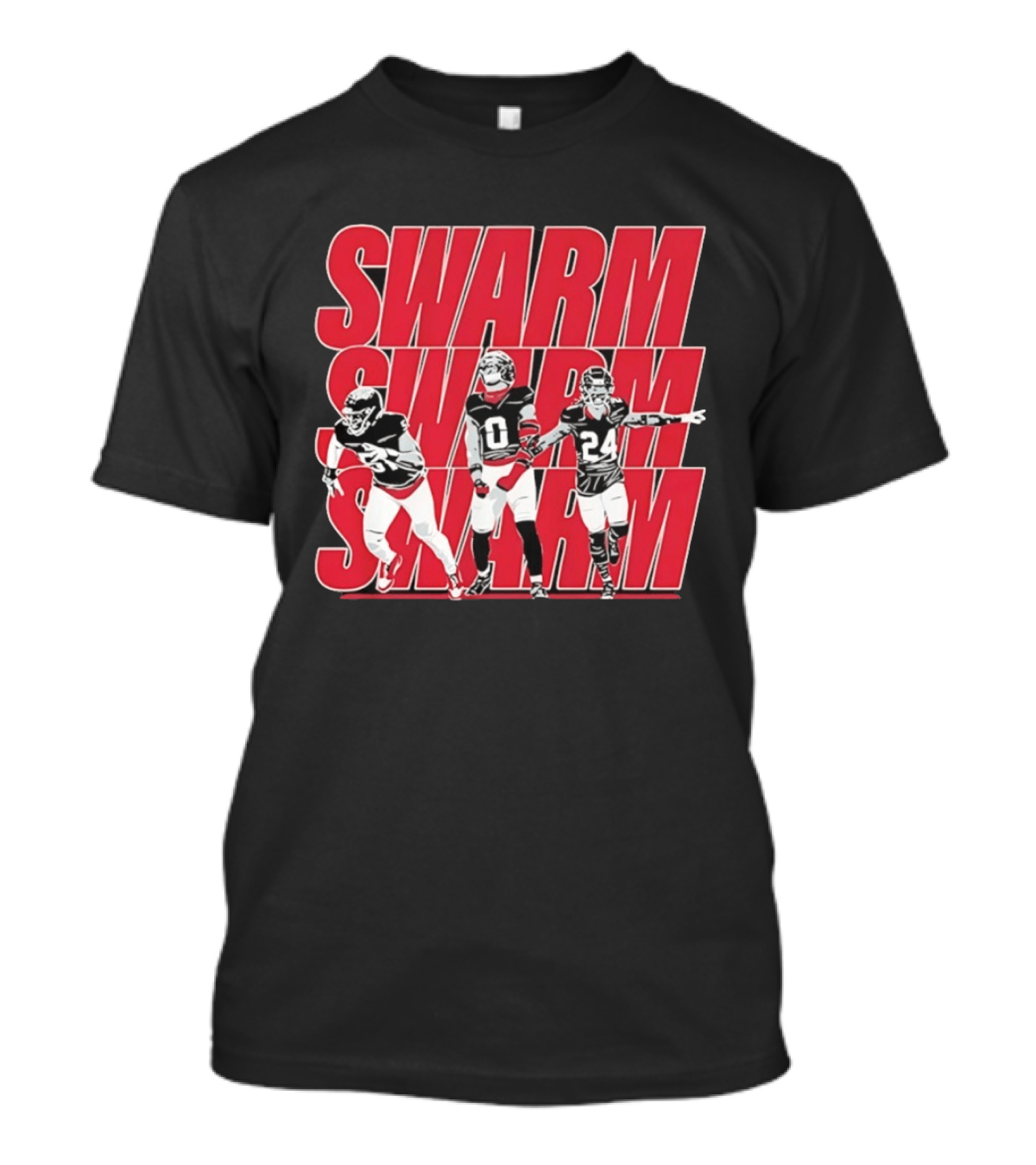 Houston Texans Swarm Swarm Swarm Derek Stingley Jr Football T-Shirt