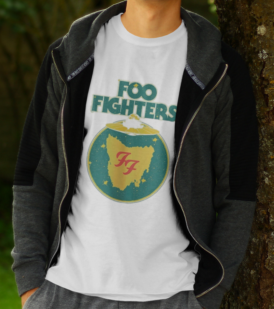 Foo Fighters Australia Tasmania 2026 Utas Stadium January 24 UFO Australia T-Shirt