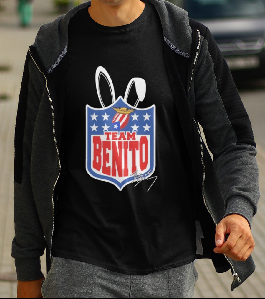 Team Benito Football Stars Shield T-Shirt