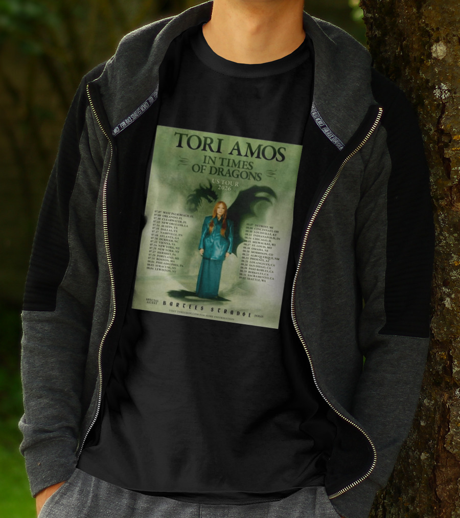 Tori Amos In Times Of Dragons US Tour 2026 Greek Theatre Los Angeles T-Shirt