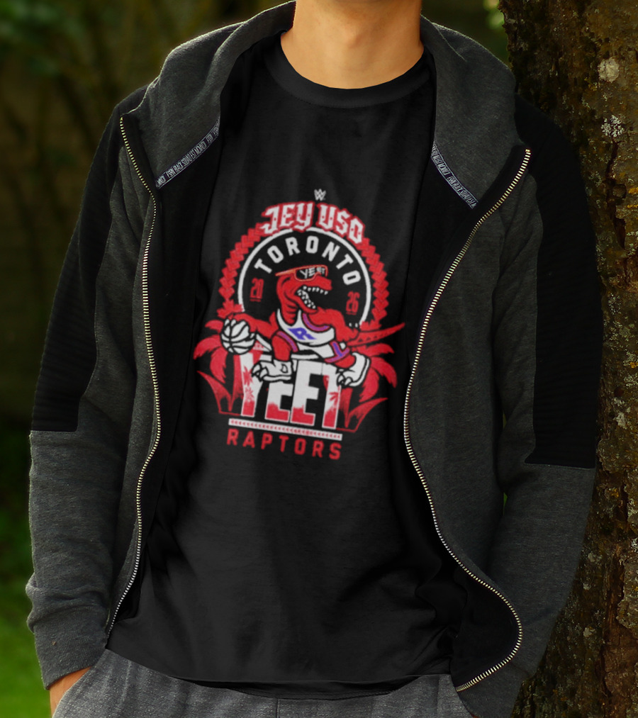 Jey Uso Toronto Raptors Yeet WWE T-Shirt