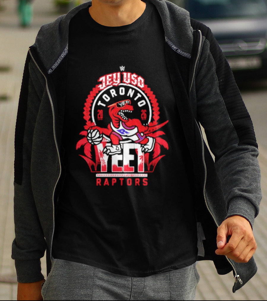 Jey Uso Toronto Raptors Yeet WWE T-Shirt