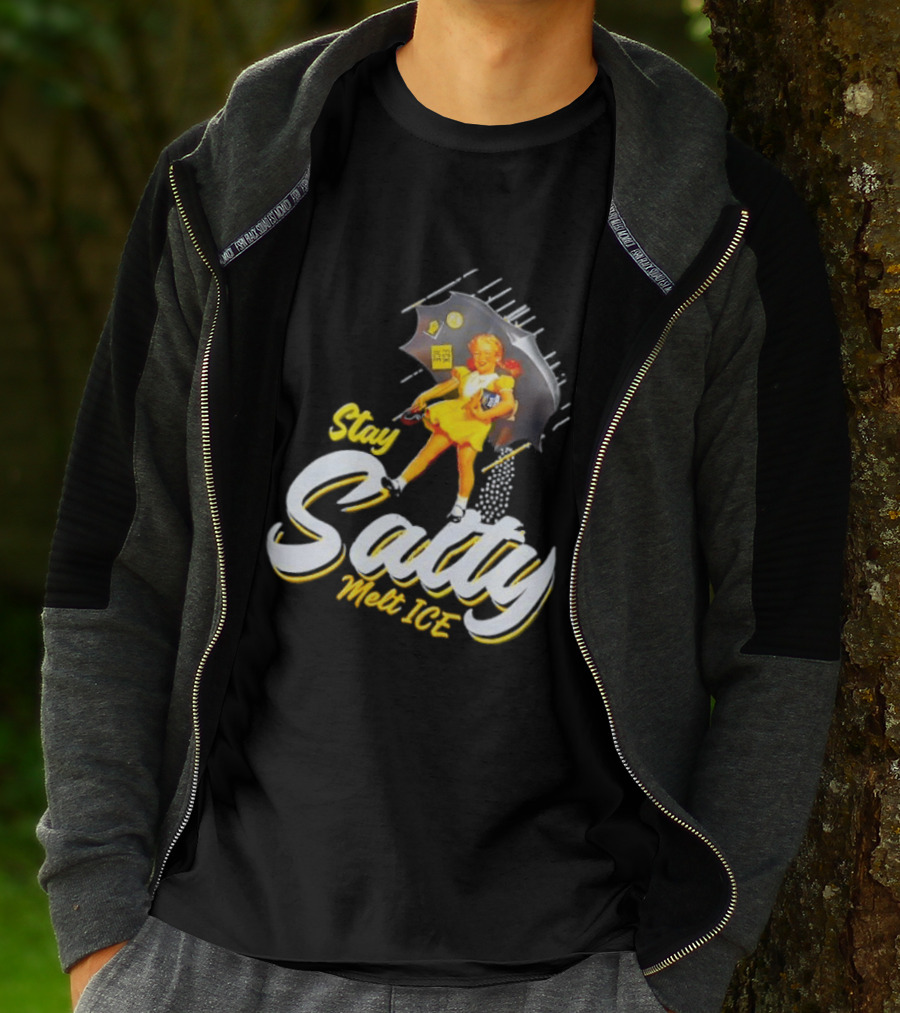 Stay Salty Melt Ice Umbrella Girl T-Shirt