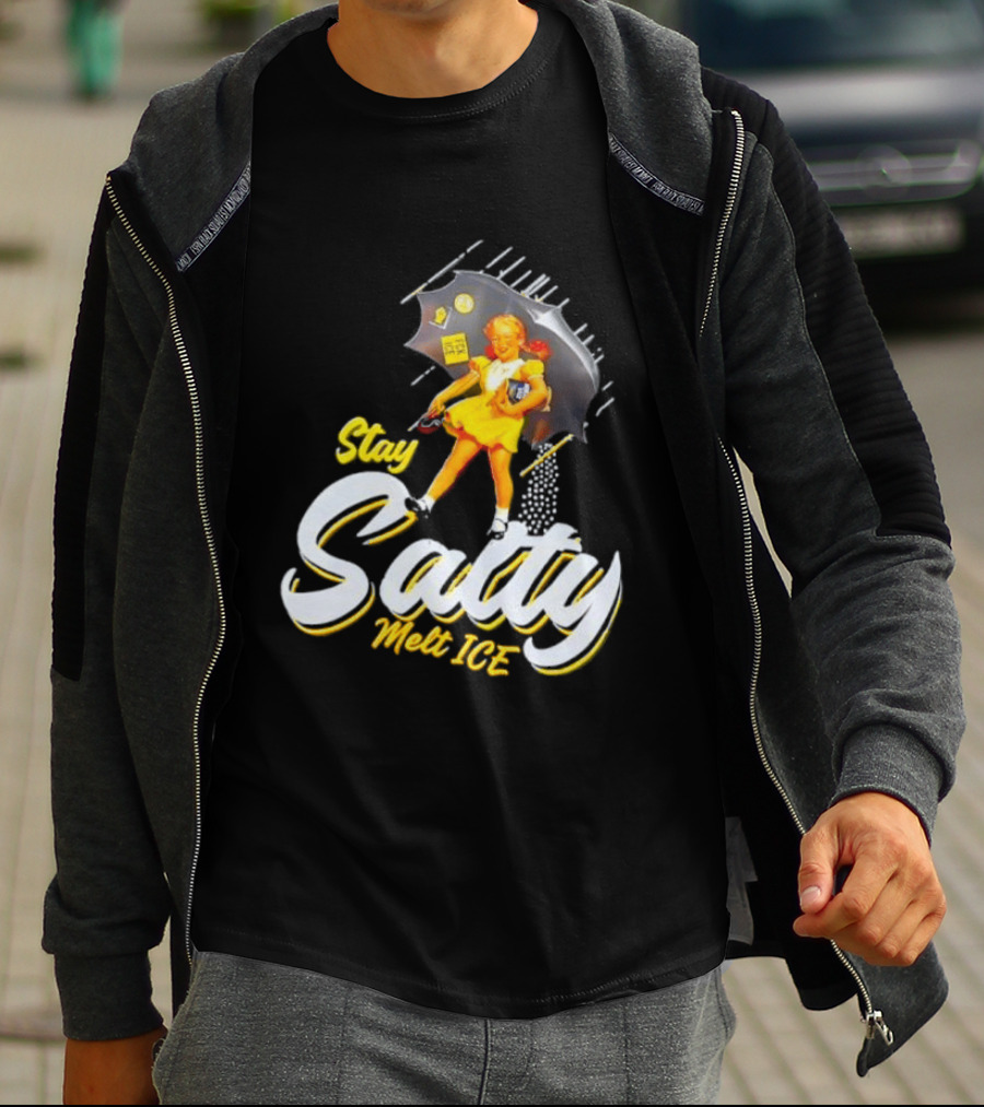 Stay Salty Melt Ice Umbrella Girl T-Shirt