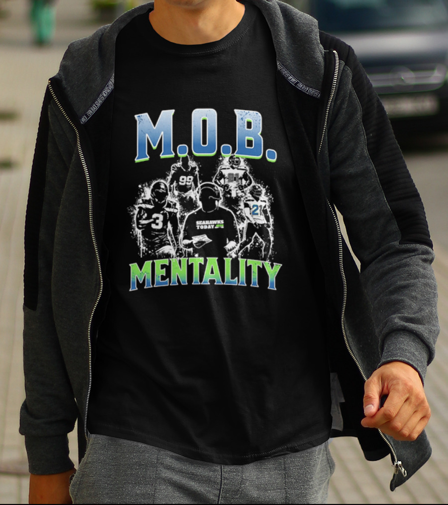 M.O.B. Mentality Seattle Seahawks Team Spirit T-Shirt