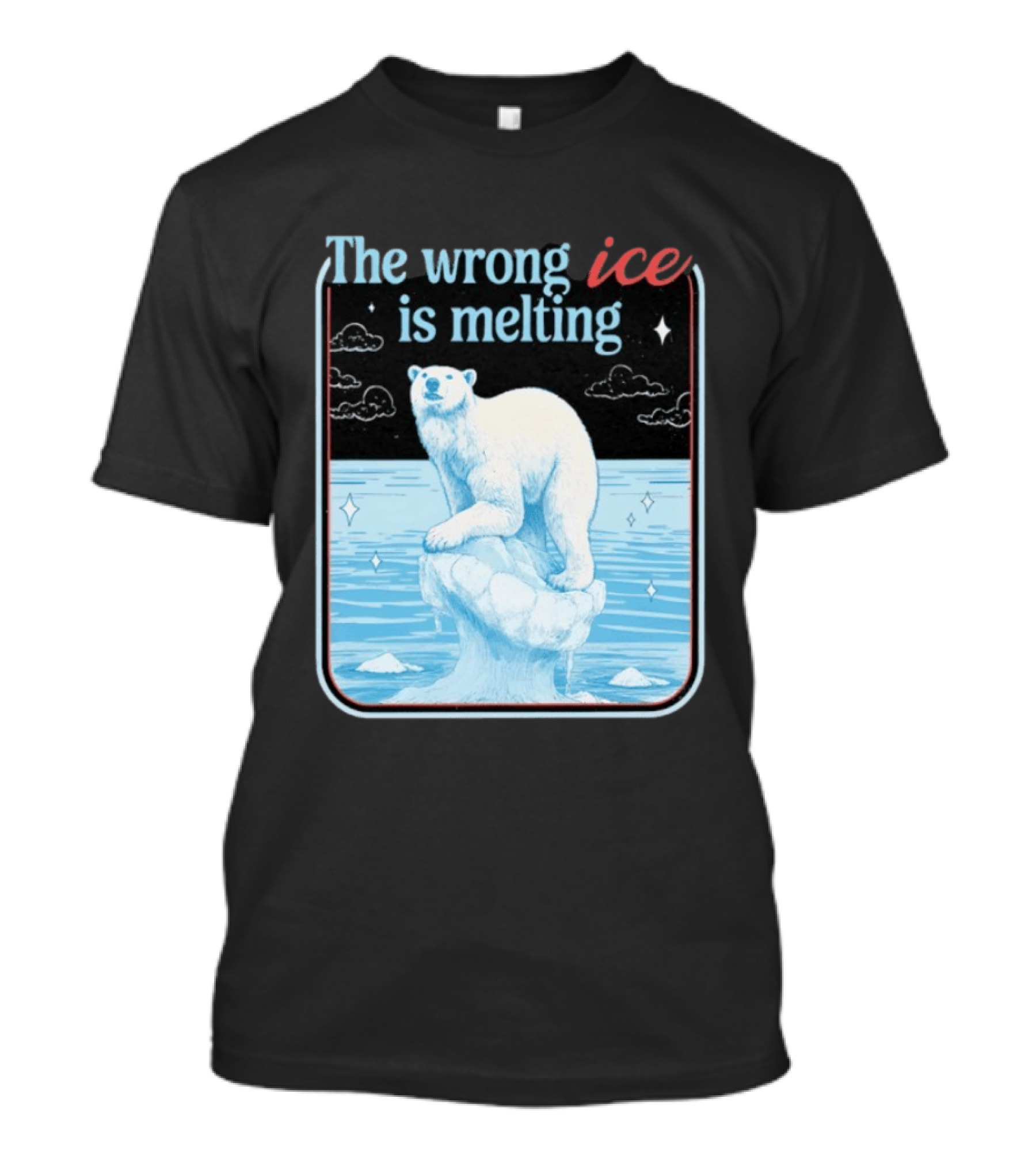 The Wrong Ice Is Melting Polar Bear Climate Awareness T-Shirt