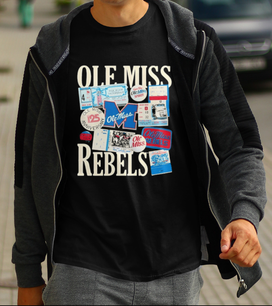 Ole Miss Rebels Spirit Memorabilia Collection T-Shirt