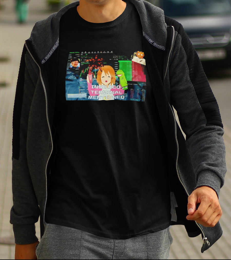 Insilico Terminal Mentioned Anime Character Stock Market T-Shirt