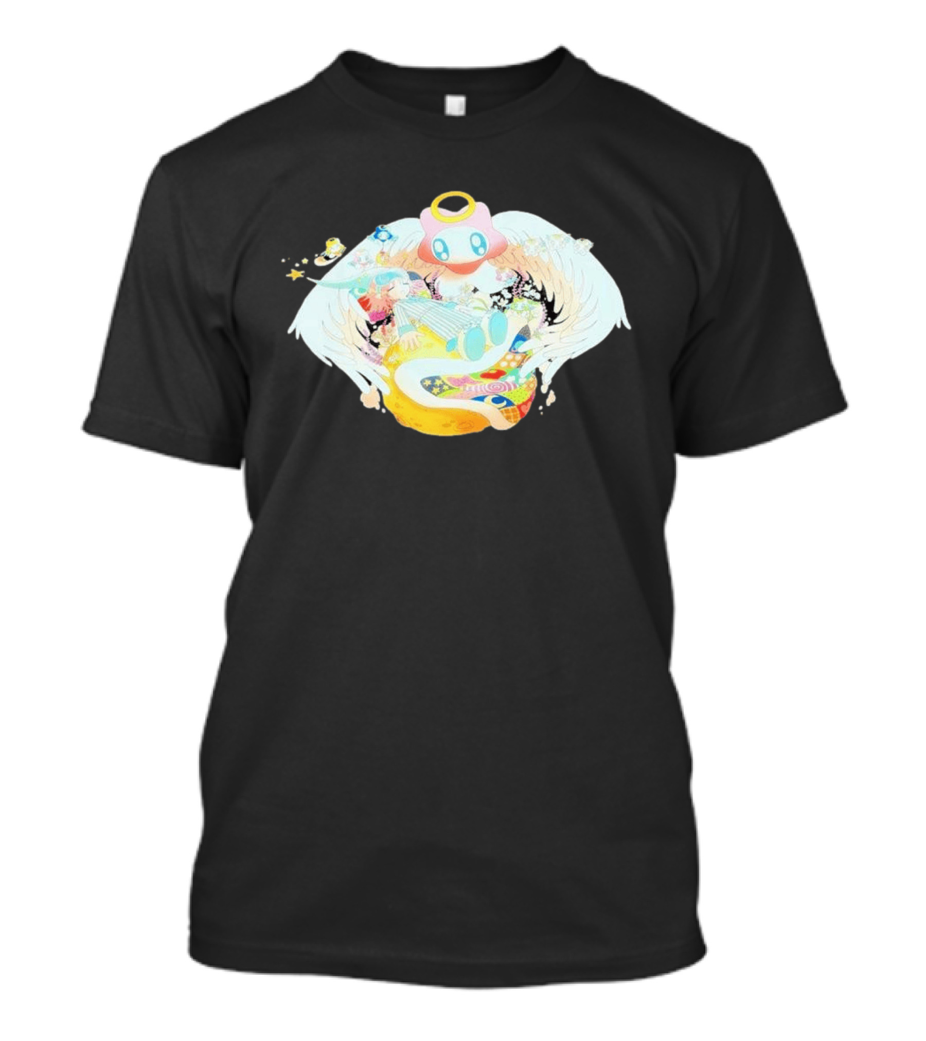 Rinihimme Guardian Angel Peaceful Cloud Dreams Fantasy T-Shirt