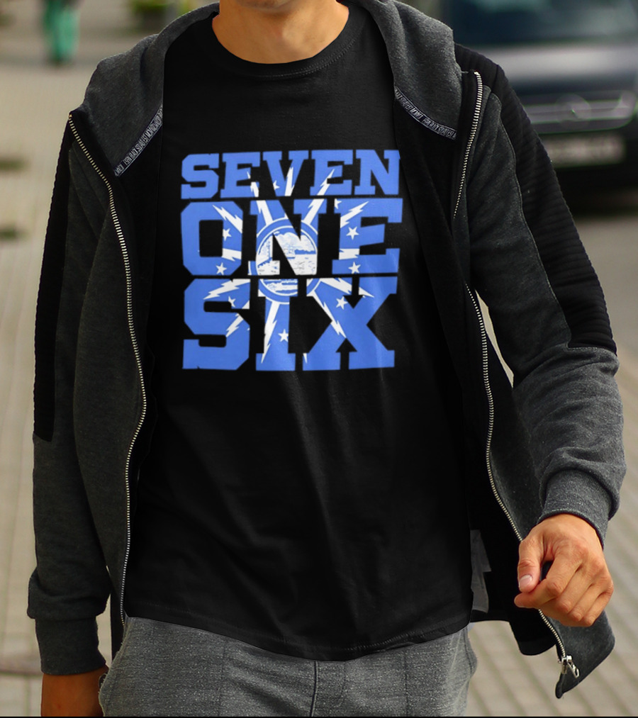 Seven One Six Buffalo Bills Stars And Charging Buffalo T-Shirt