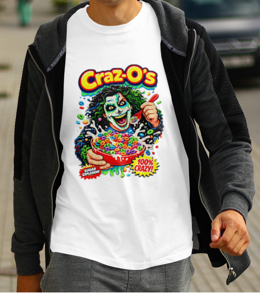 Craz O's Sugar Explosion 100% Crazy Cereal Crazo Charms T-Shirt