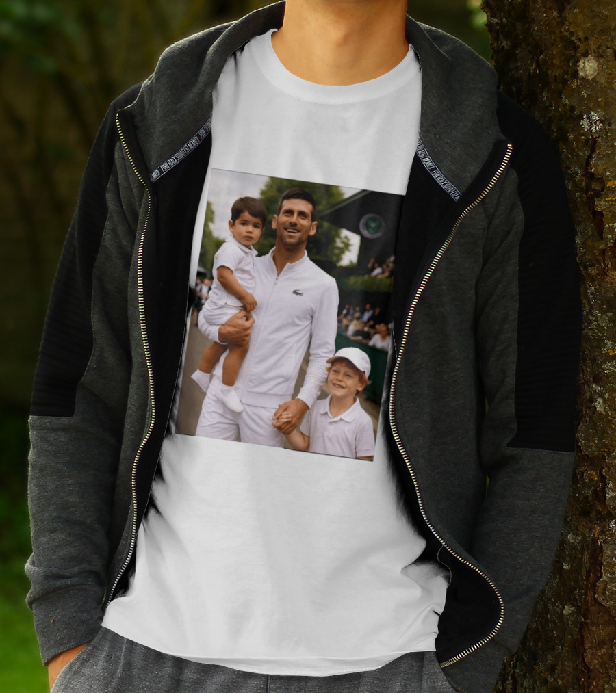 Djokovic Alcaraz And Jannik Kid Australian Open T-Shirt