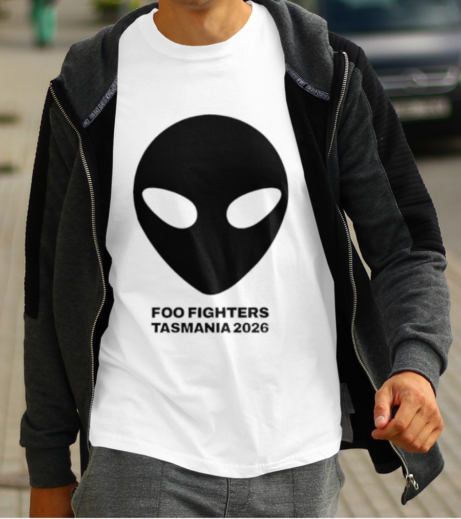 Foo Fighters Tasmania 2026 Alien Tour T-Shirt