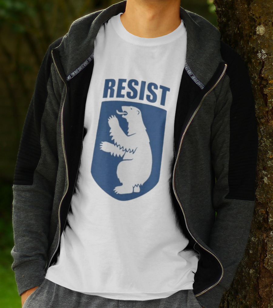 Resist Greenland Polar Bear Shield T-Shirt