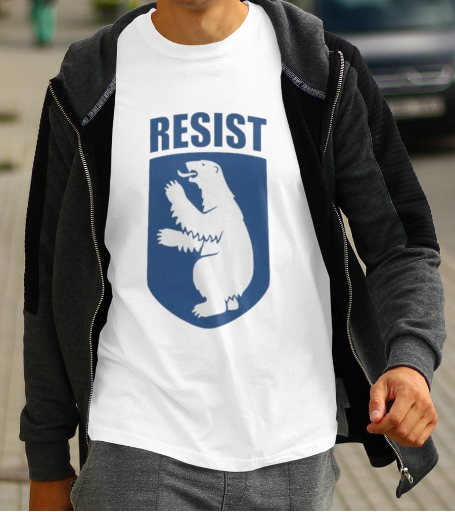 Resist Greenland Polar Bear Shield T-Shirt