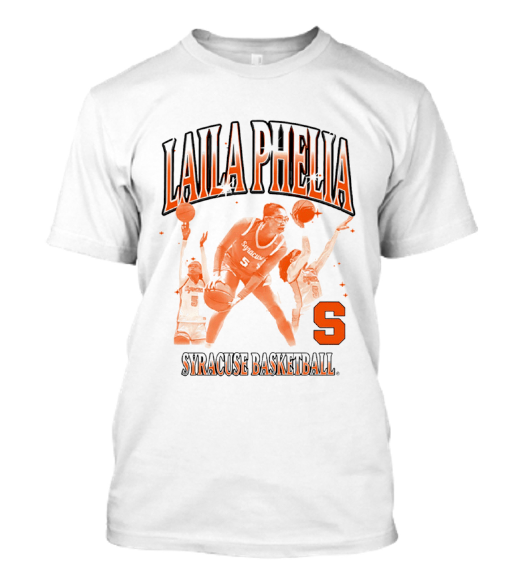 Laila Phelia Syracuse Basketball Orange S T-Shirt