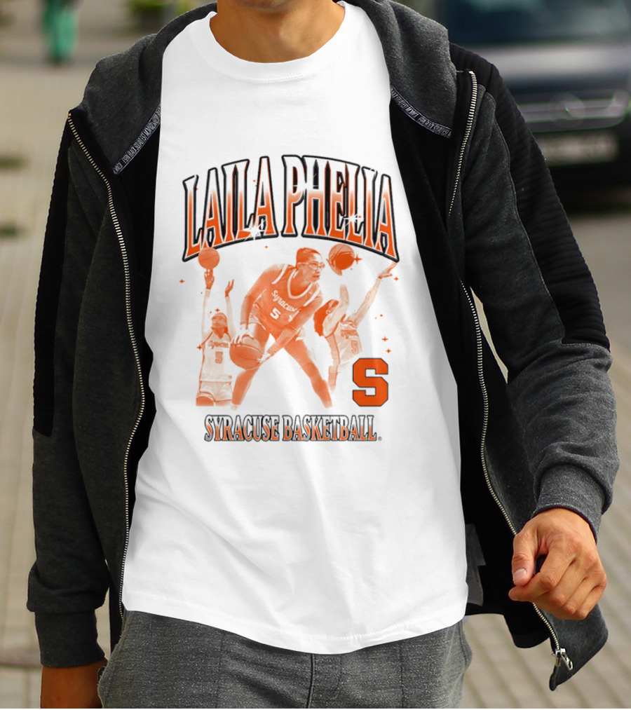 Laila Phelia Syracuse Basketball Orange S T-Shirt