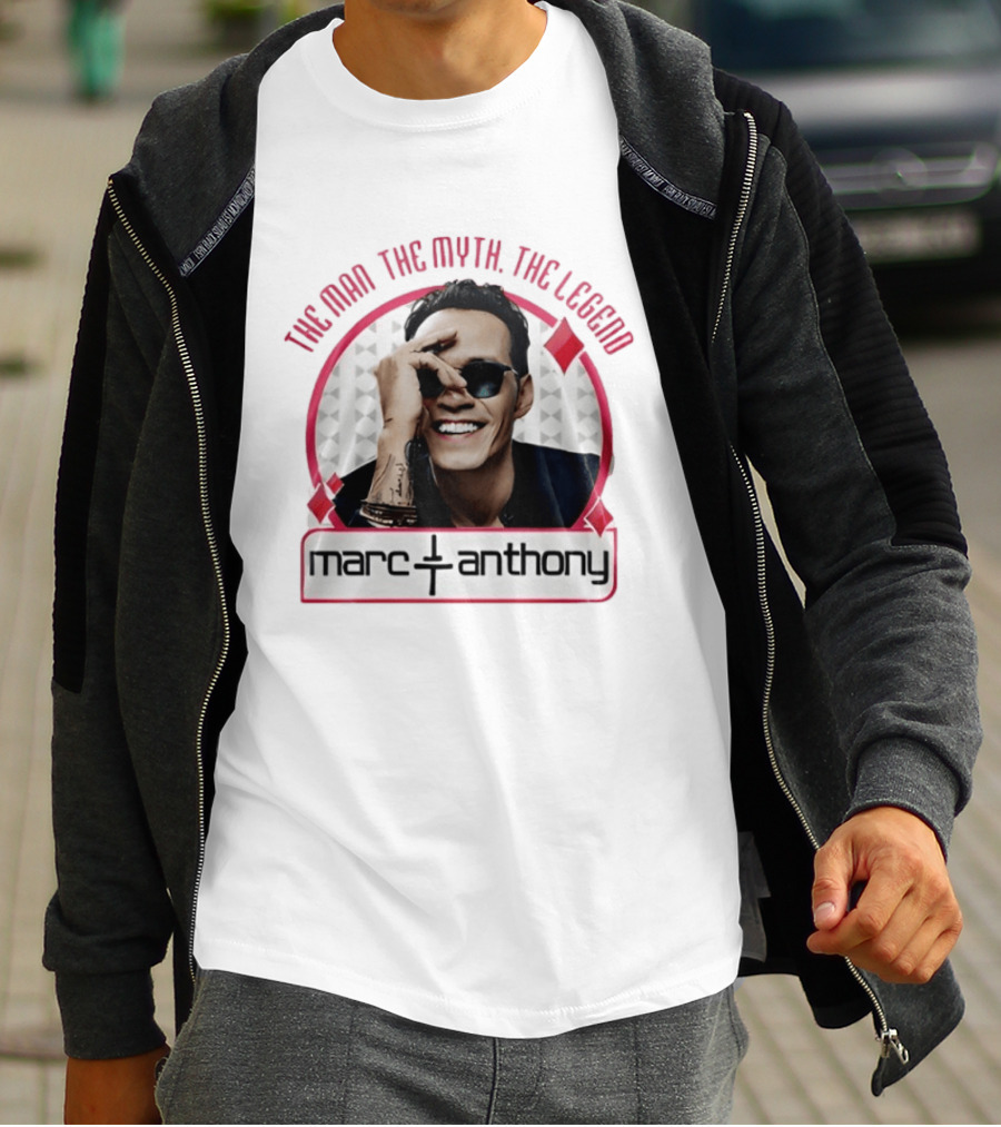 The Man The Myth The Legend Marc Anthony Vegas My Way Vivir Mi Vida 2026 T-Shirt