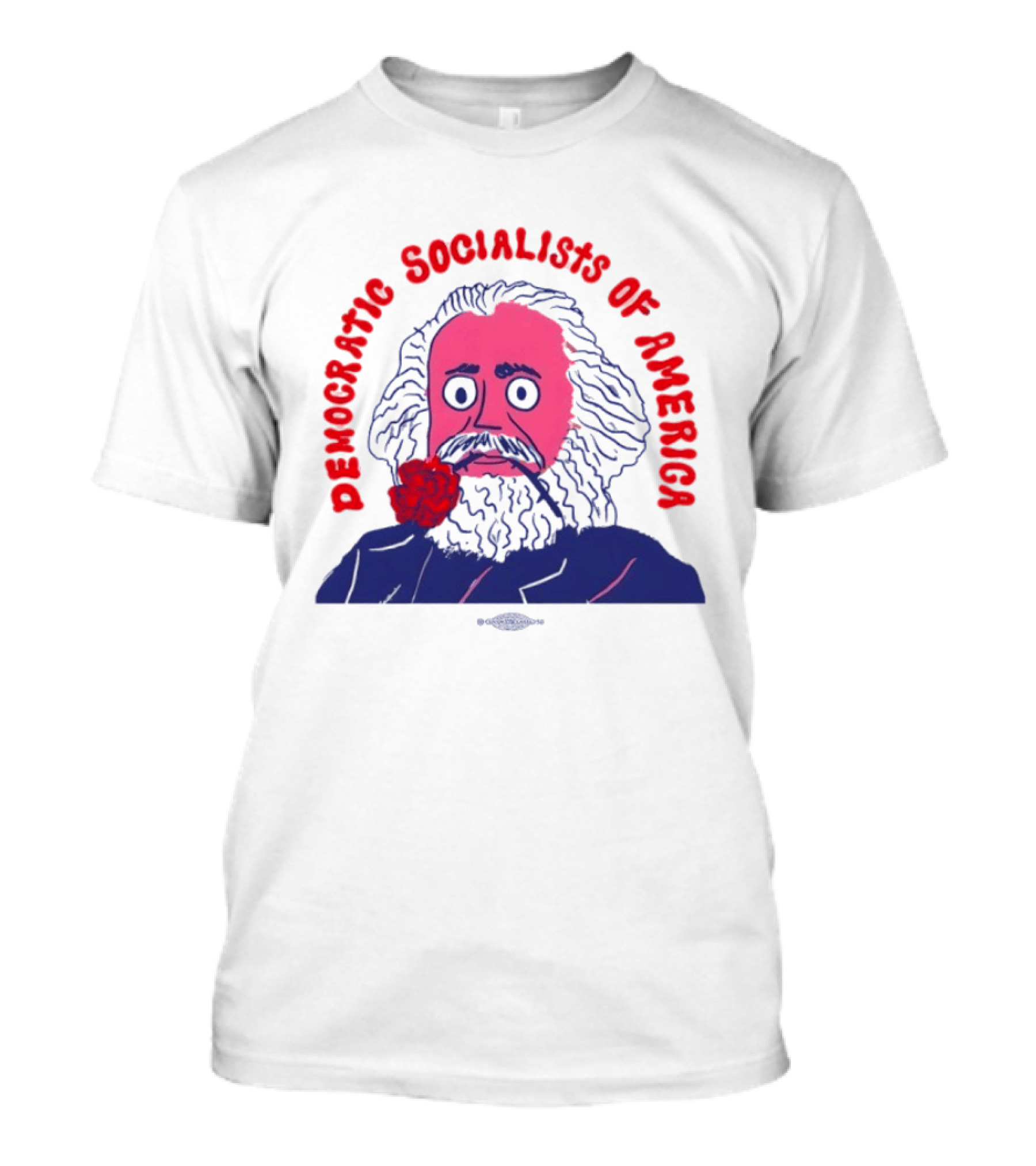 Democratic Socialists Of America Marx Rose T-Shirt