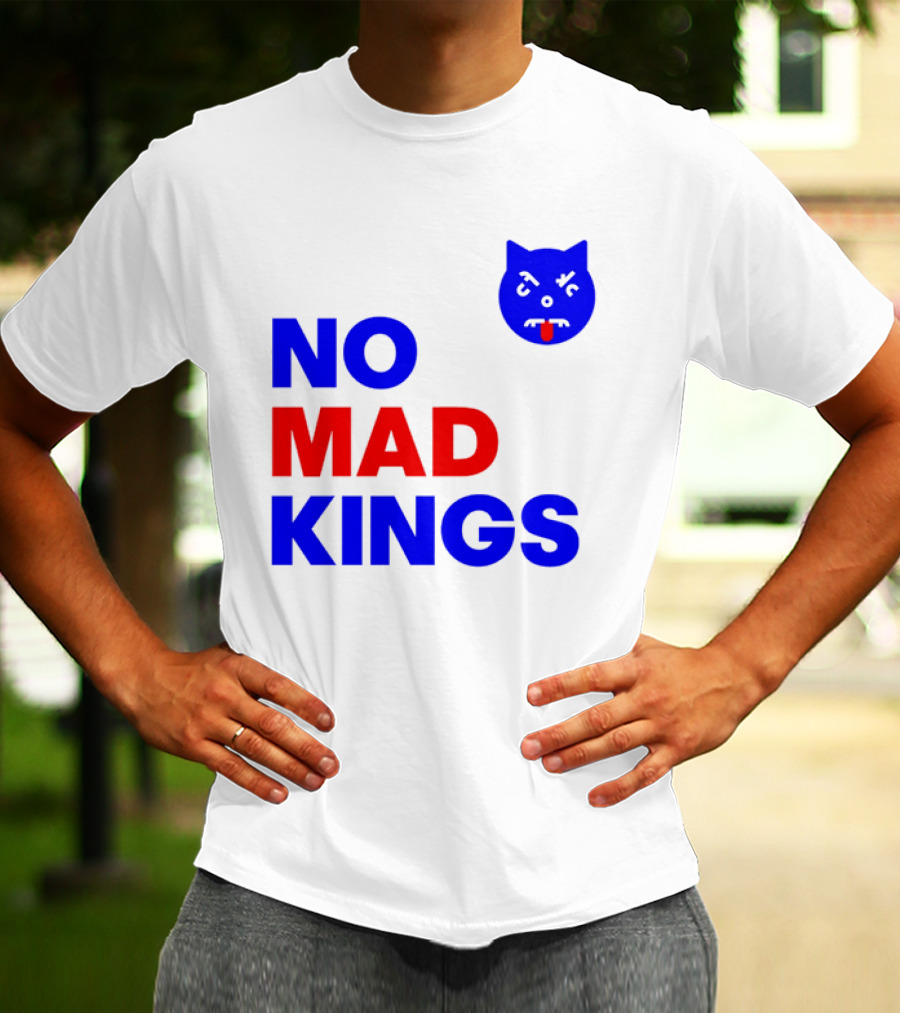 Nomad Kings Blue Red Cat Face T-Shirt