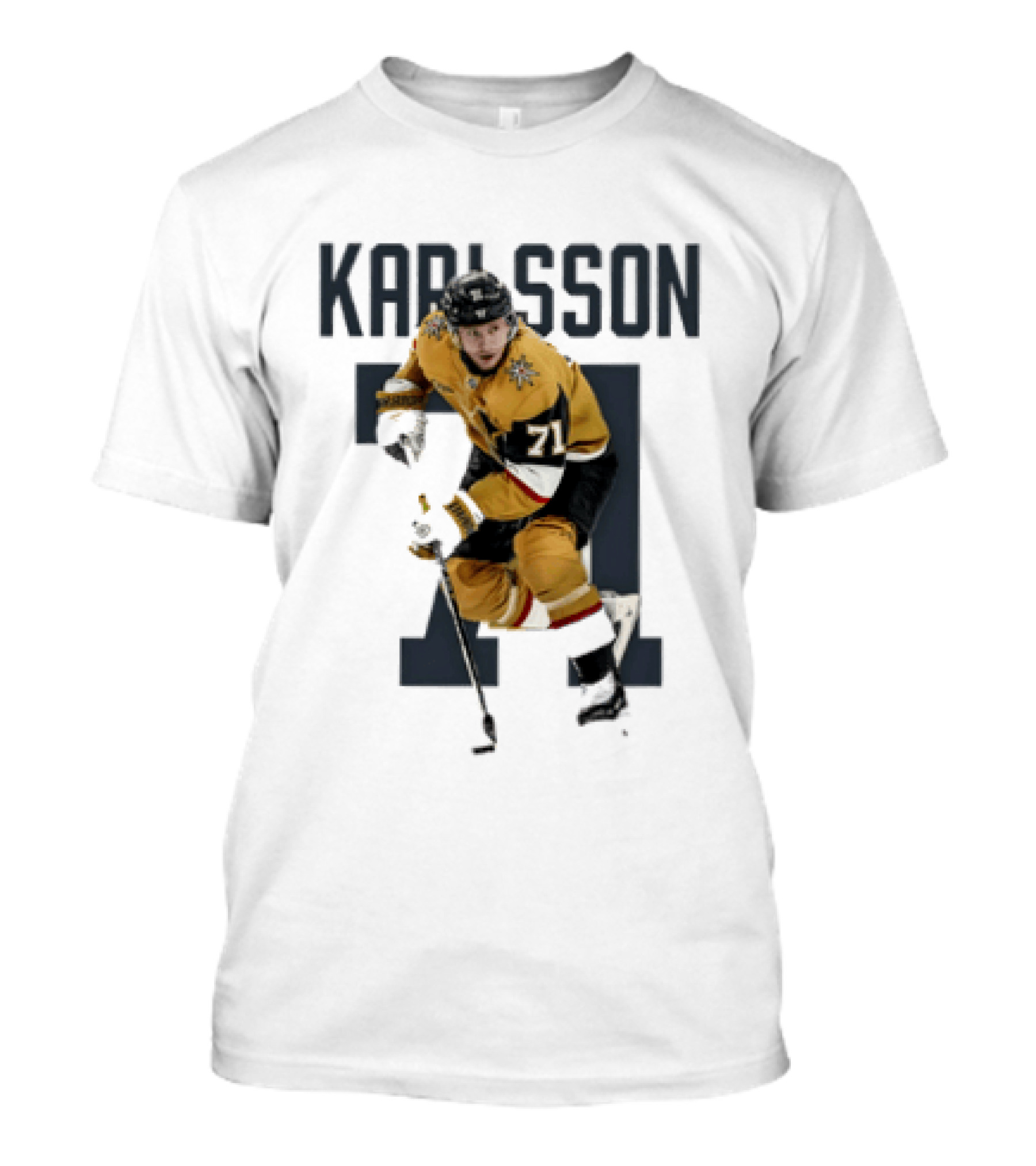 William Karlsson 71 Vegas Golden Knights Player Team Name T-Shirt