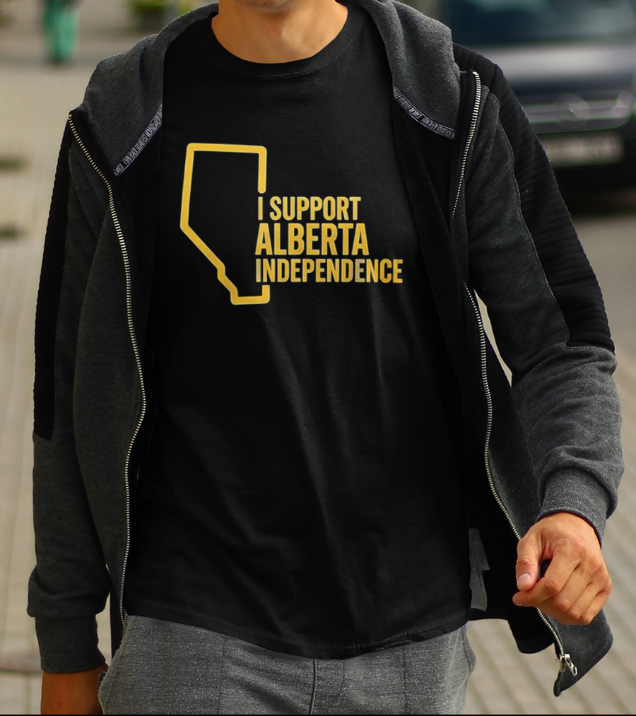 I Support Alberta Independence Map T-Shirt