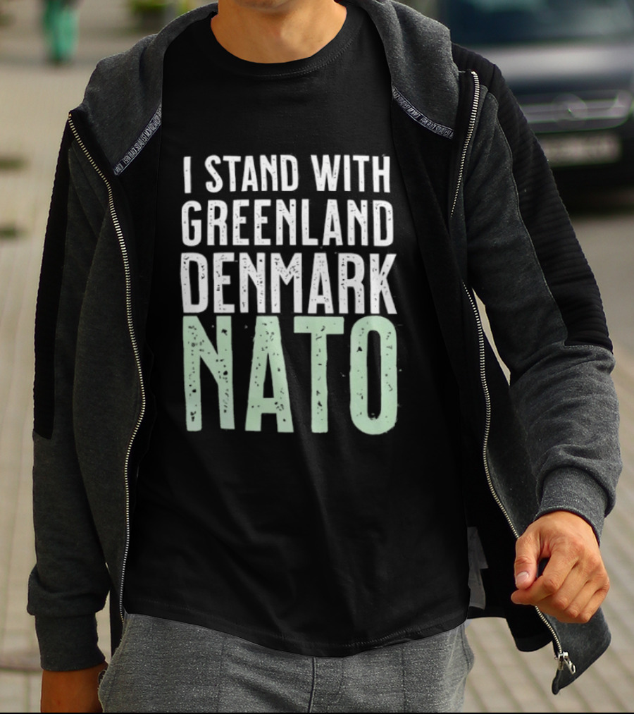 Comfort Colors I Stand With Greenland Denmark NATO Support T-Shirt