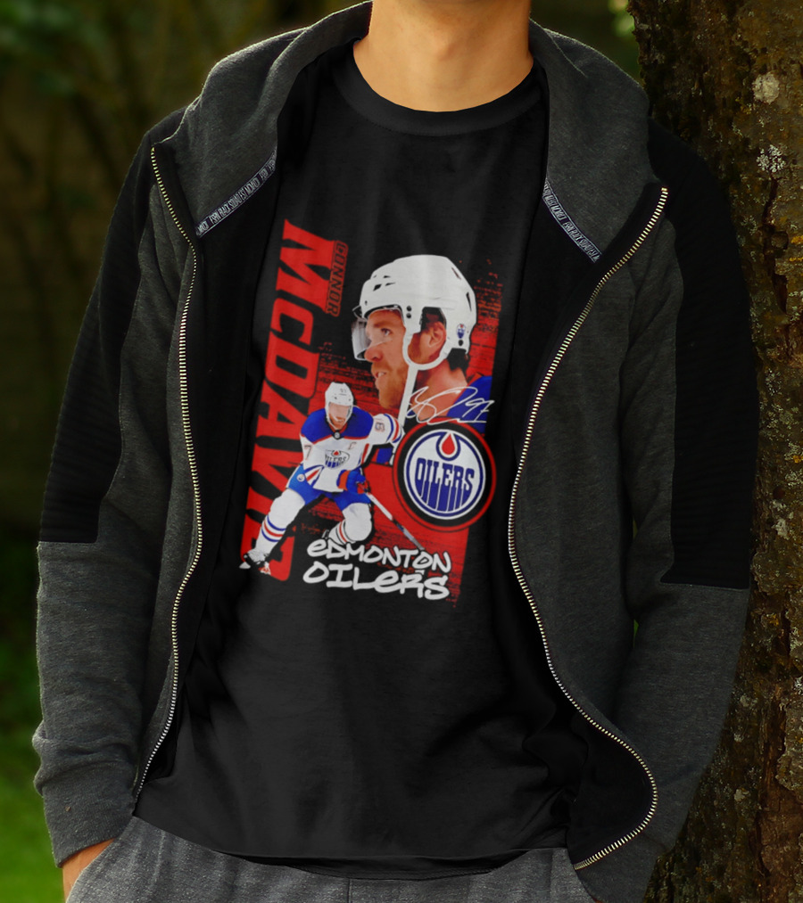 Edmonton Oilers McDavid 97 Hockey Star T-Shirt