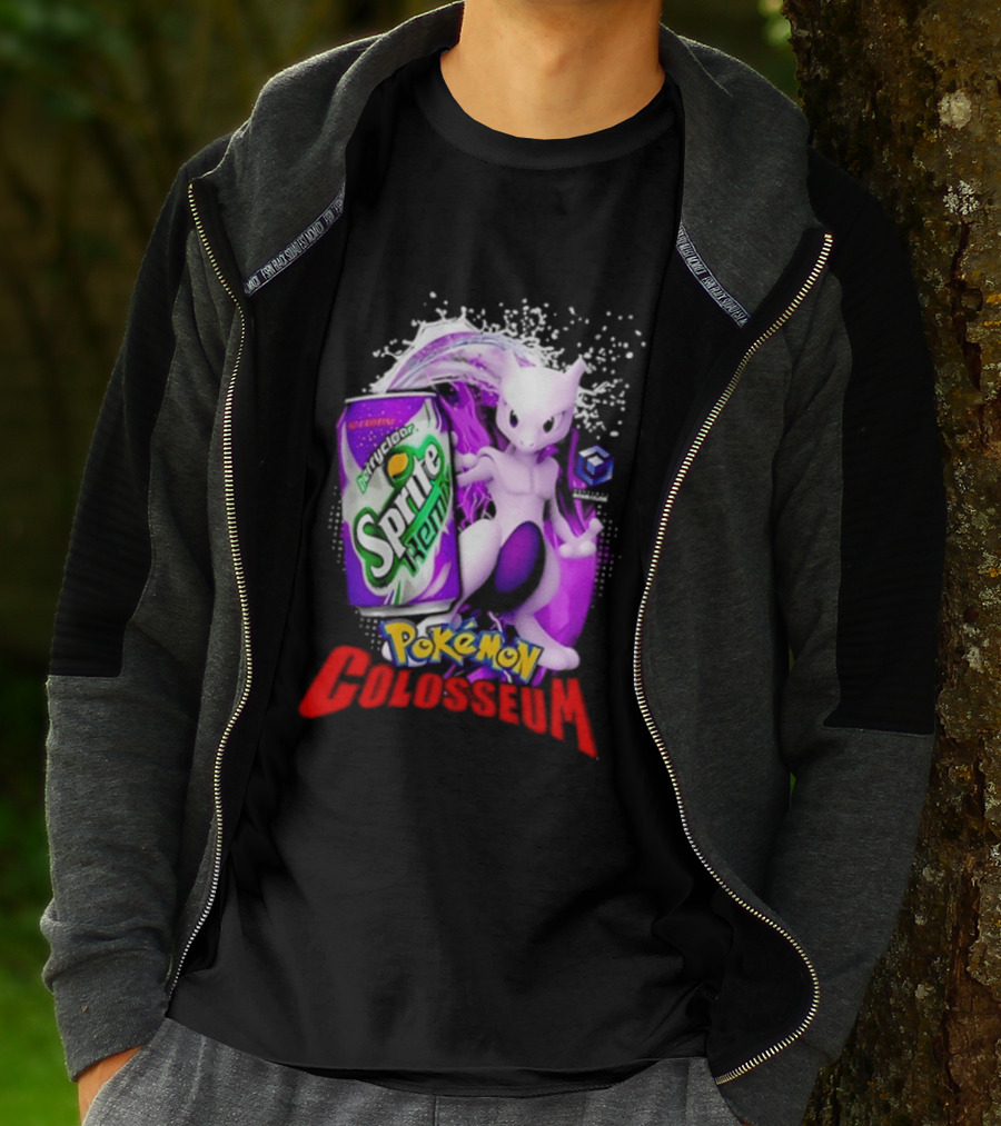 Mewtwo Sprite Remix Pokémon Colosseum Collaboration Vintage Aesthetic T-Shirt