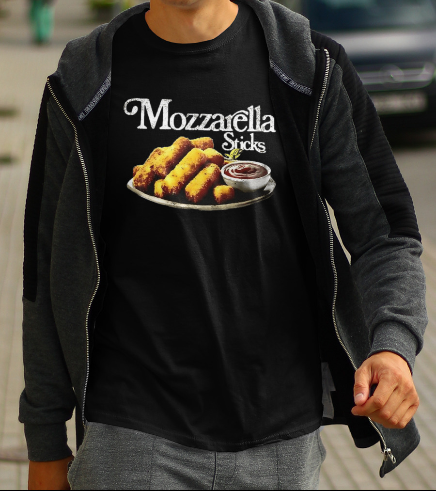 Mozzarella Sticks With Tomato Dipping Sauce Delight T-Shirt