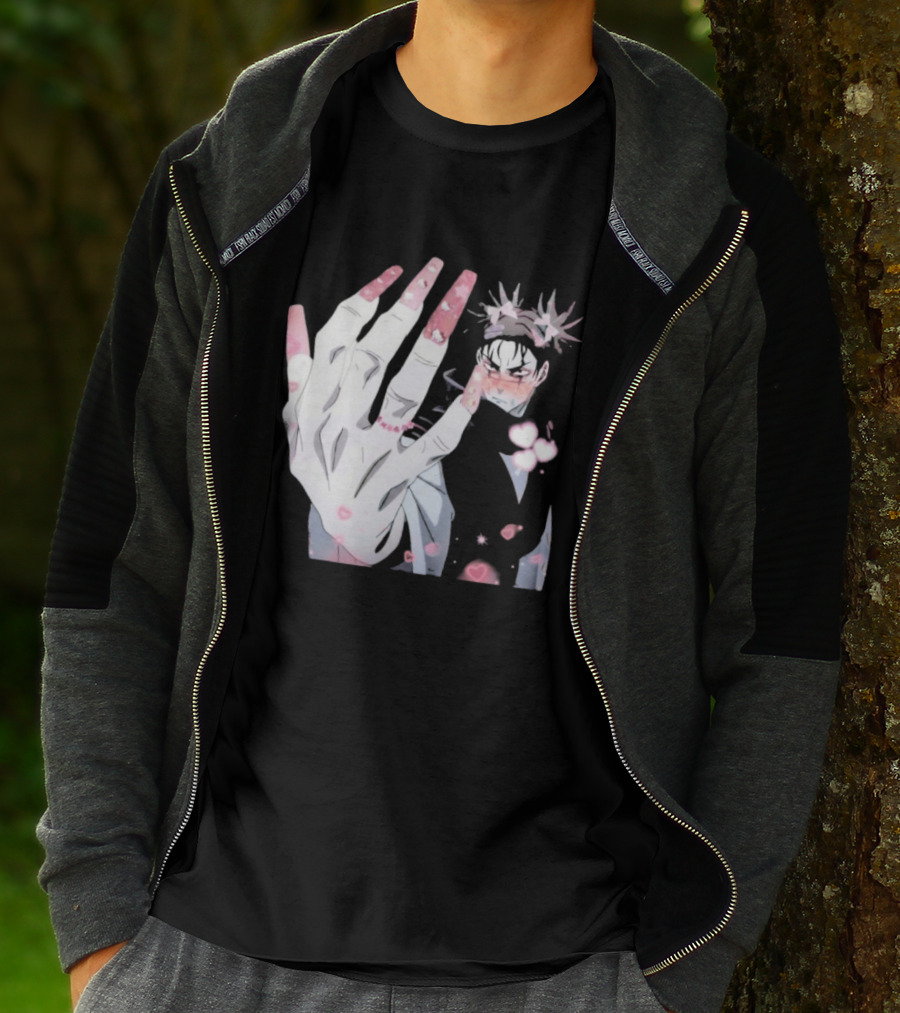 Nails Done Choso Aesthetic Floral Elements Anime T-Shirt