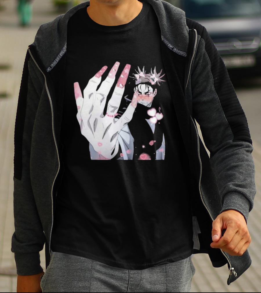 Nails Done Choso Aesthetic Floral Elements Anime T-Shirt