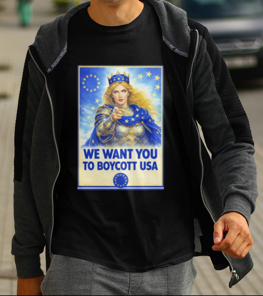 We Want You To Boycott USA Knight Queen Stars Crown T-Shirt
