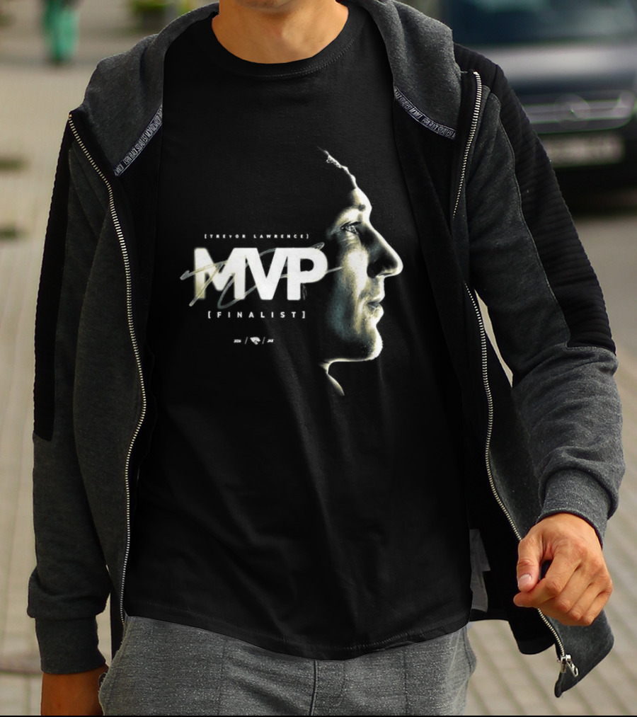 Trevor Lawrence MVP Finalist Jacksonville Jaguars Face T-Shirt