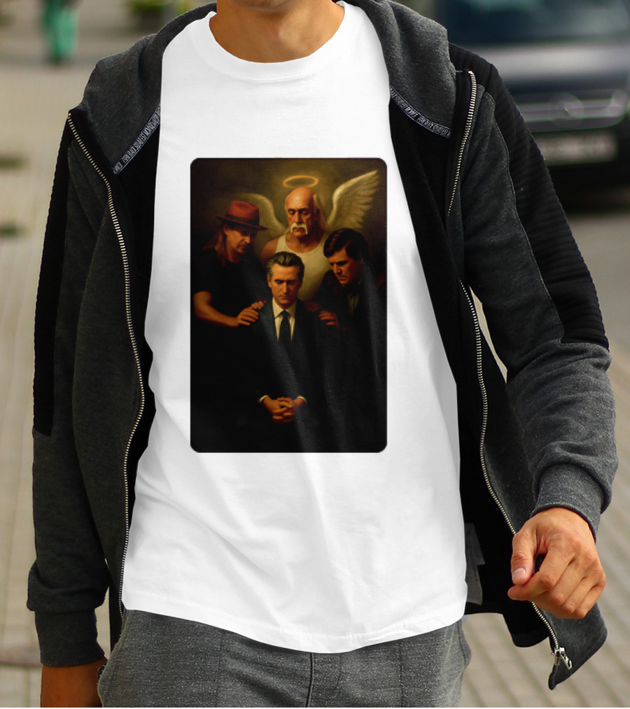 The Chosen One Gavin Newsom Angelic Gathering T-Shirt