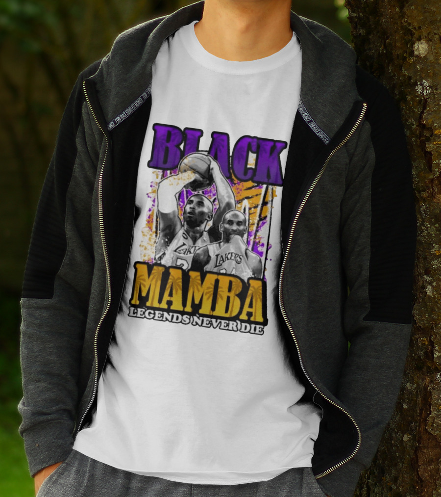 Black Mamba Lakers Legends Never Die T-Shirt
