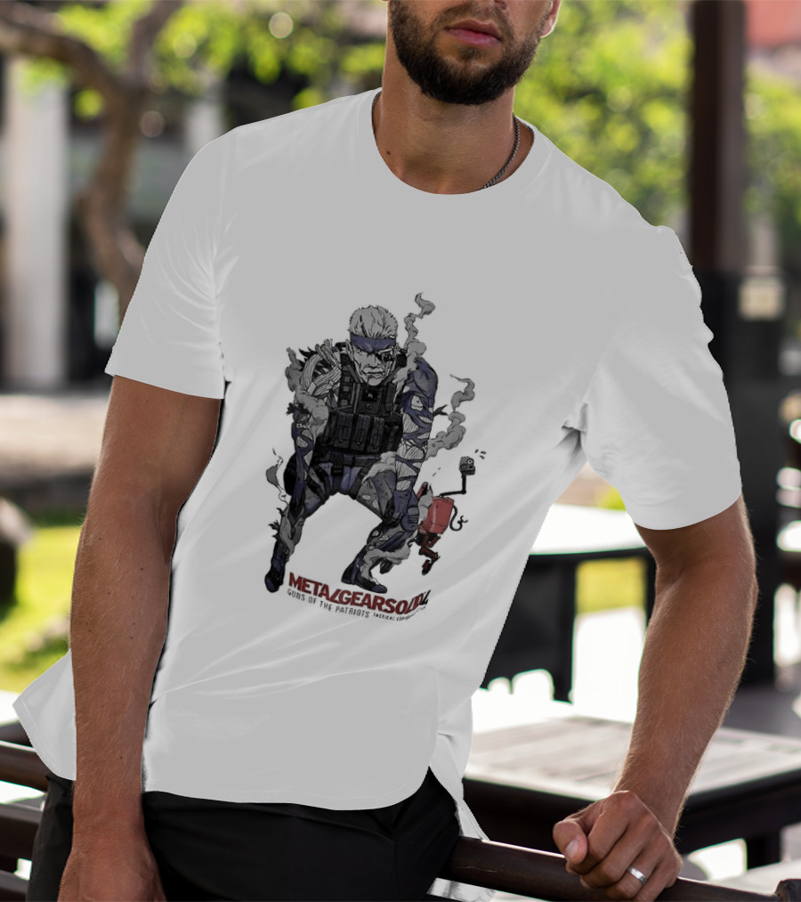 Metal Gear Solid 4 Guns Of The Patriots Tactical Espionage Action T-Shirt