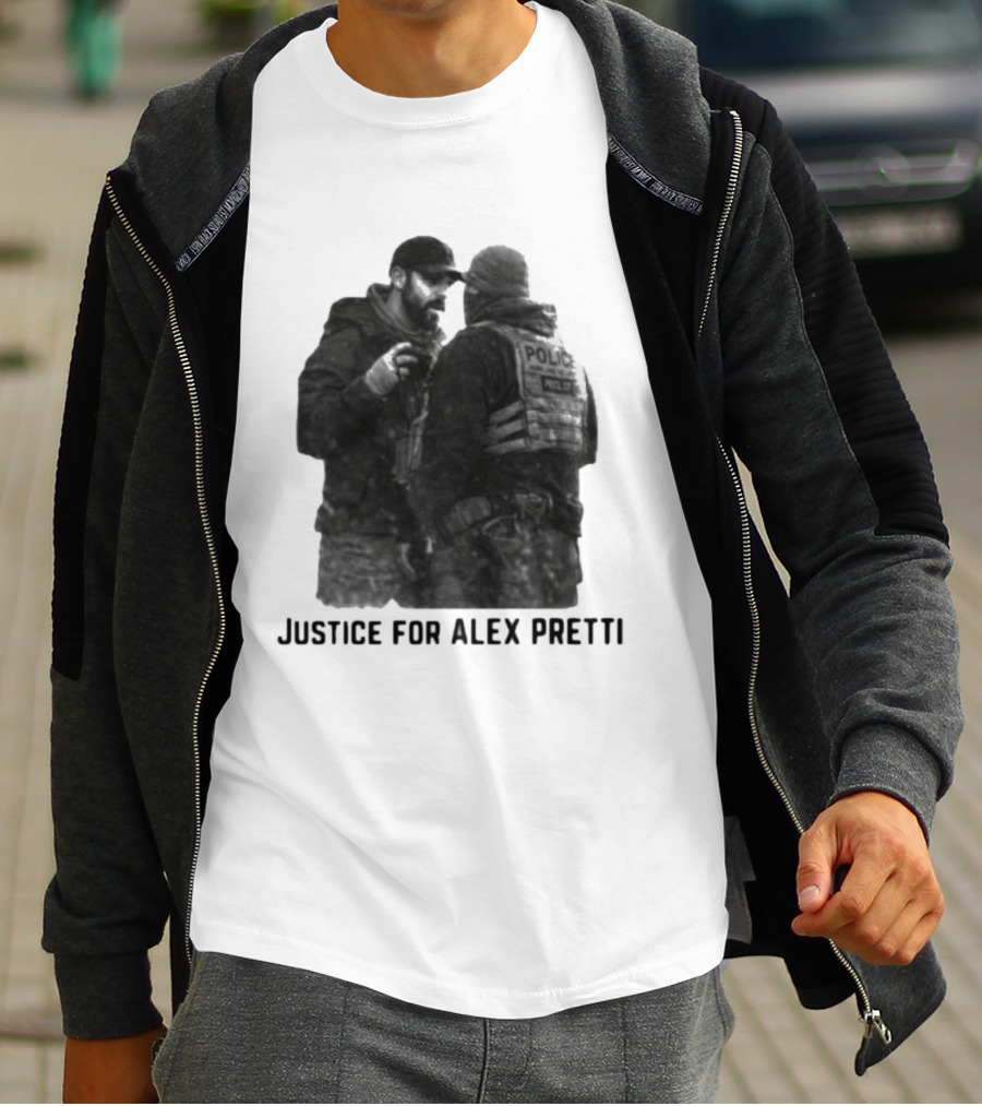 Justice For Alex Pretti Police Encounter T-Shirt