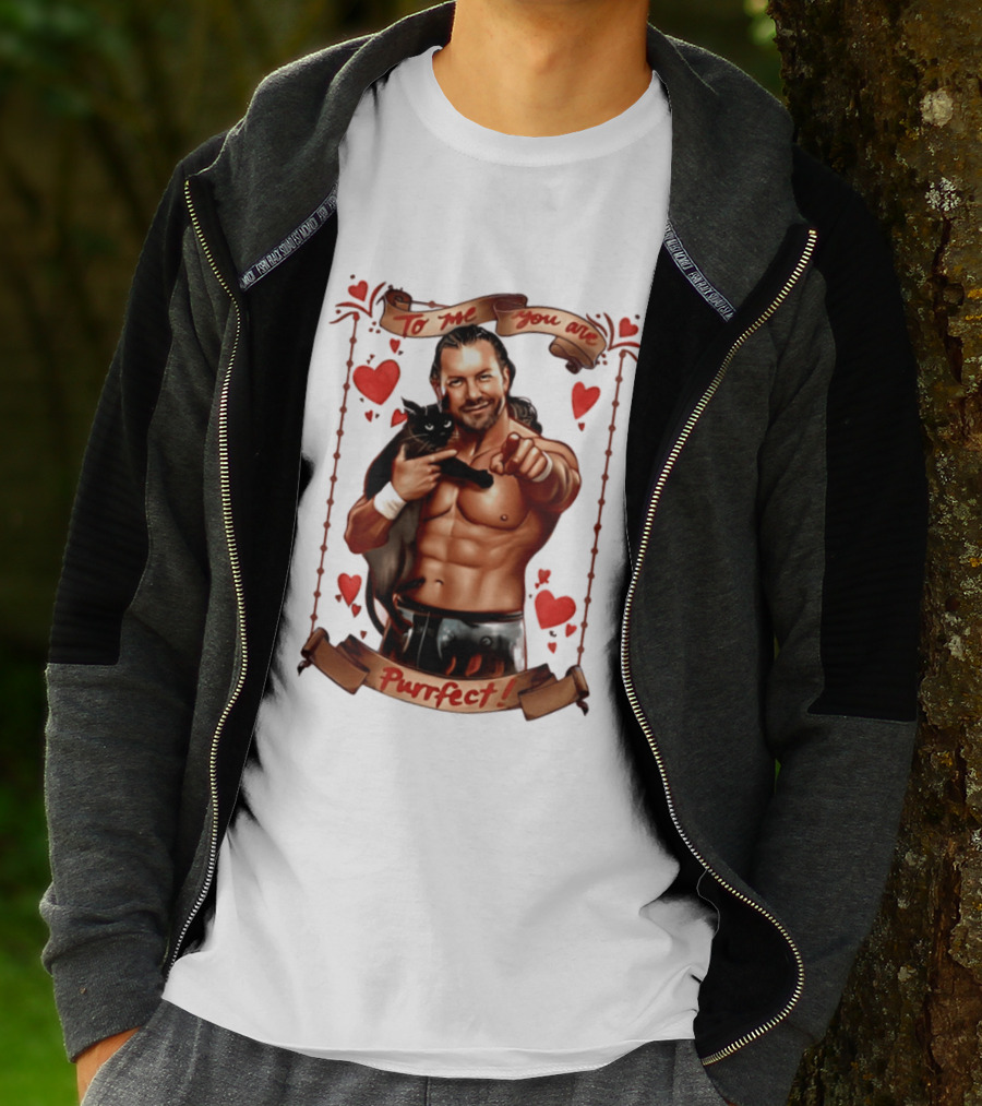 To Me You Are Purrfect Kenny Omega Valentine's Day Series T-Shirt