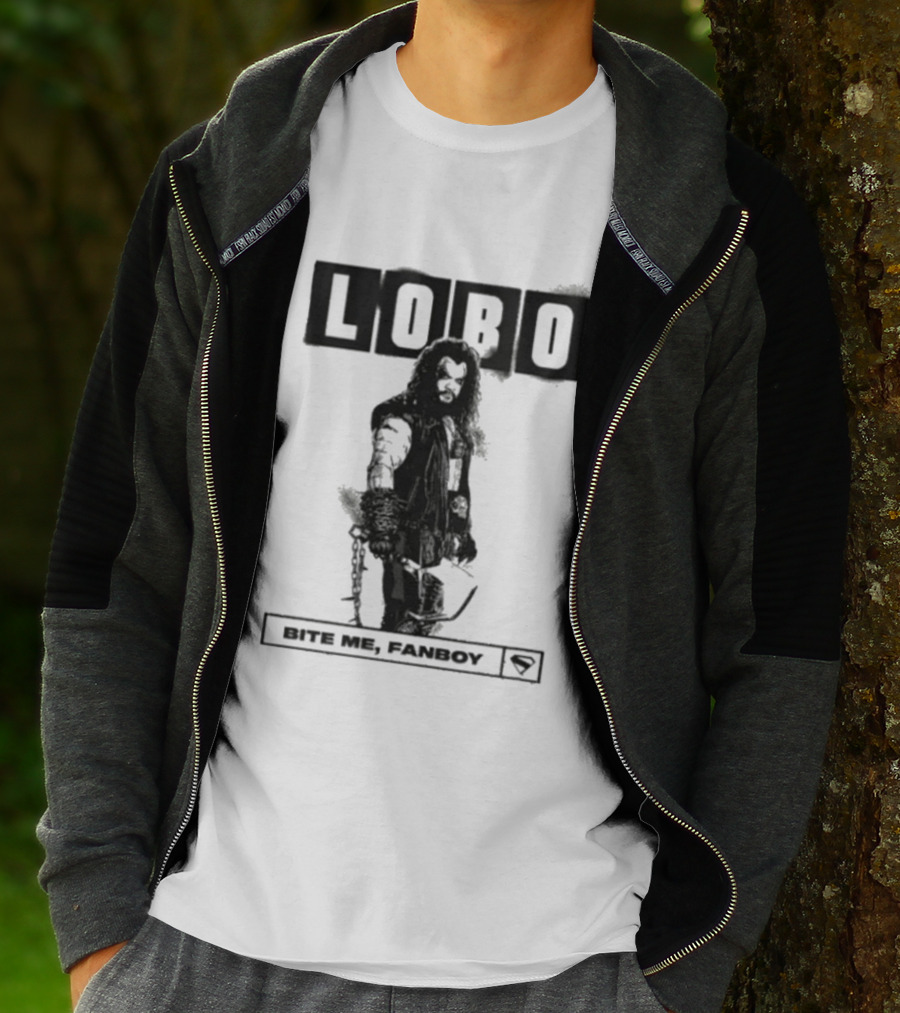 Lobo Bite Me Fanboy DC Comics Superhero T-Shirt
