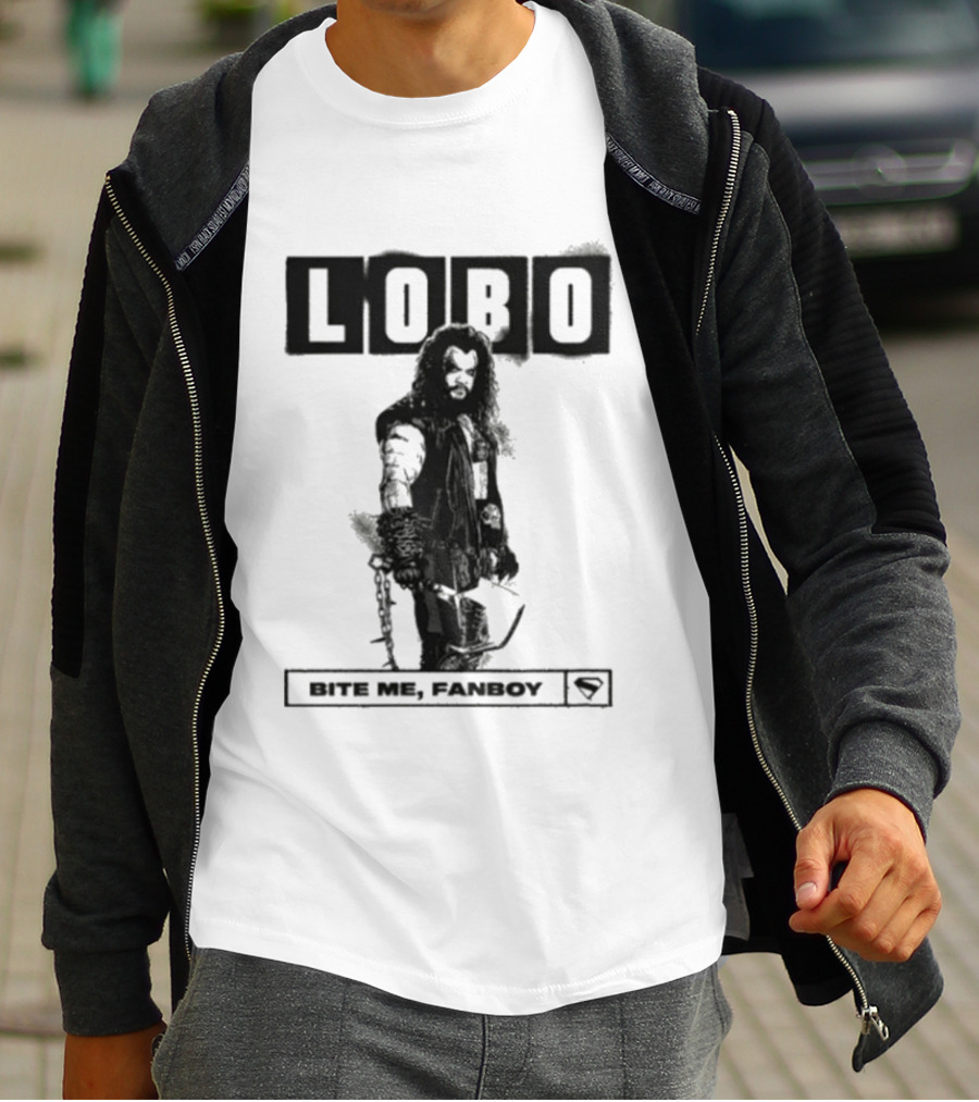 Lobo Bite Me Fanboy DC Comics Superhero T-Shirt