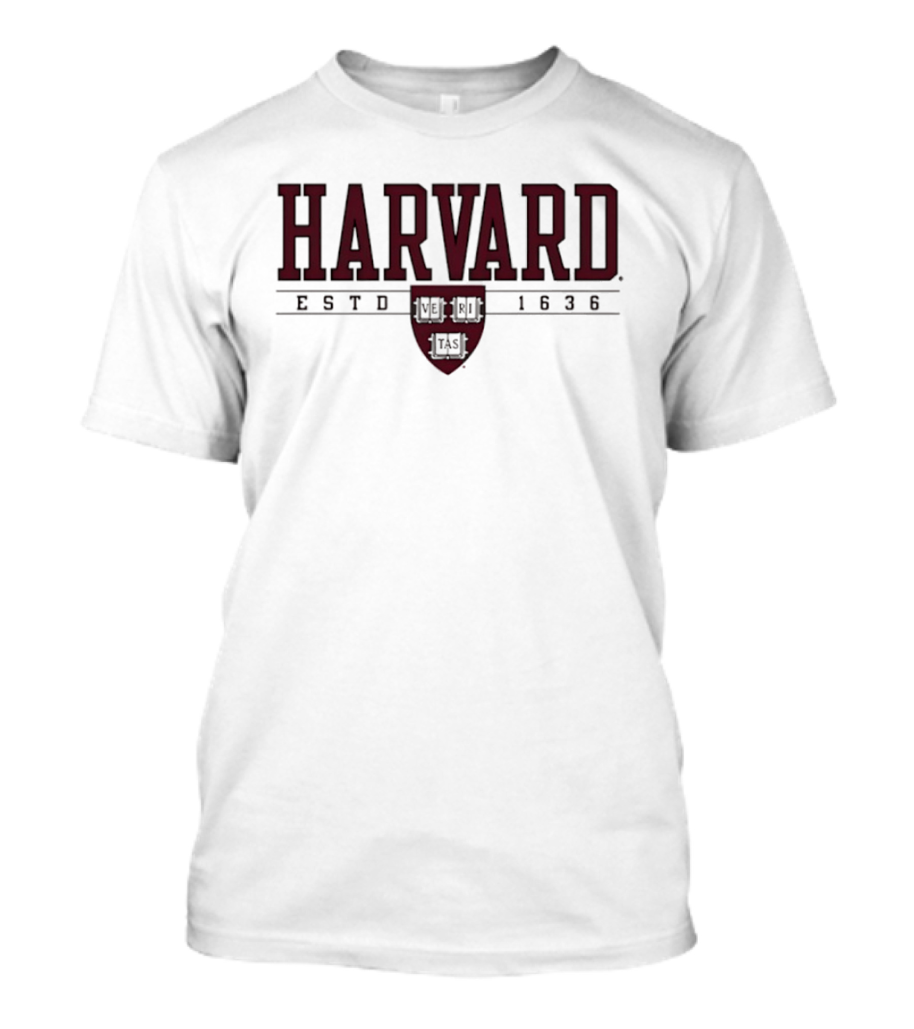 Harvard Crimson Estd 1636 University Seal T-Shirt