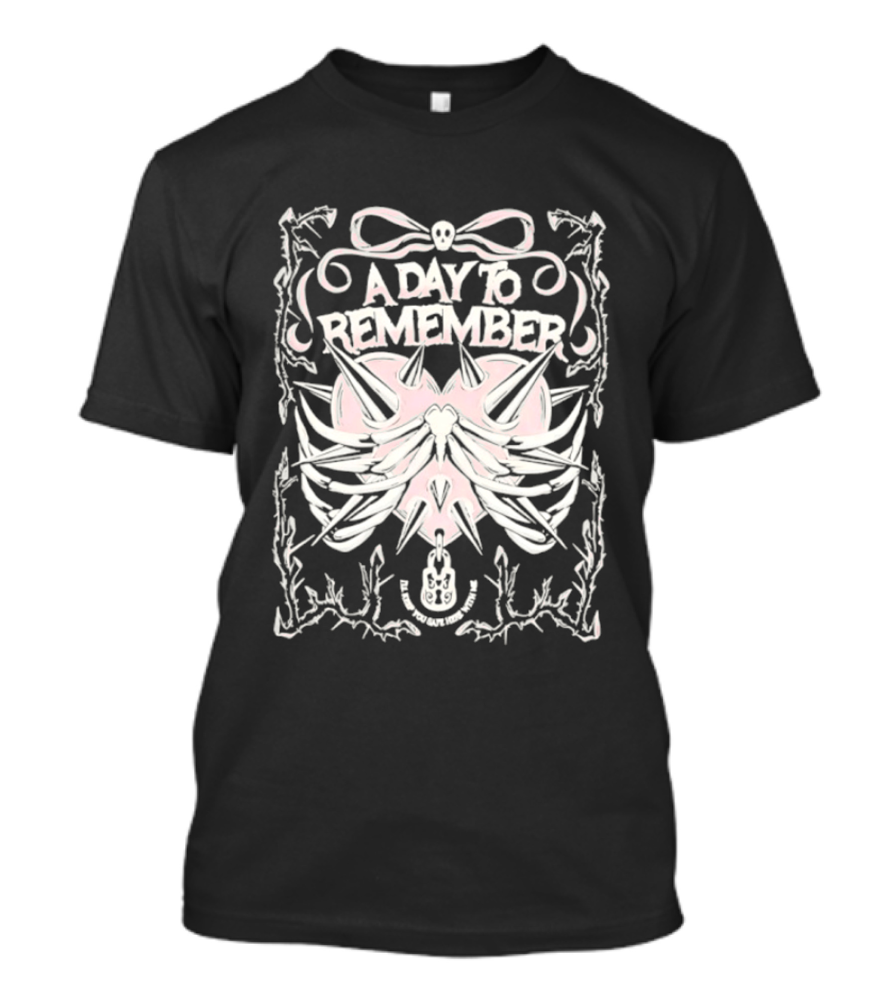 A Day To Remember Spiked Skull And Anchor T-Shirt
